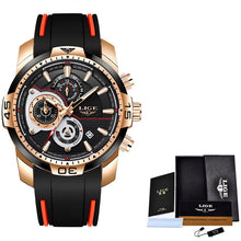 Load image into Gallery viewer, New Fashion Mens Watches Silicone Strap Top Brand Luxury Sport Chronograph Military Waterproof Watch