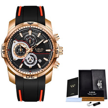 Load image into Gallery viewer, New Fashion Mens Watches Silicone Strap Top Brand Luxury Sport Chronograph Military Waterproof Watch