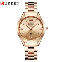 Load image into Gallery viewer, Fashion Stainless Steel Analog Quartz Wrist Watch Female Dress Watch Women