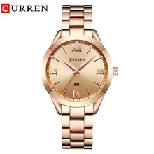 Load image into Gallery viewer, Fashion Stainless Steel Analog Quartz Wrist Watch Female Dress Watch Women