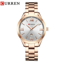 Load image into Gallery viewer, Fashion Stainless Steel Analog Quartz Wrist Watch Female Dress Watch Women