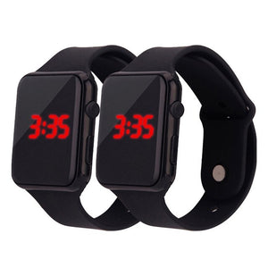 Women Men Watches LED Student Couple Electronic C5 Watch