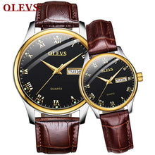 Load image into Gallery viewer, Couple watches For Lover&#39;s Quartz men women watch luxury waterproof watch
