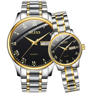 Couple watches For Lover's Quartz men women watch luxury waterproof watch