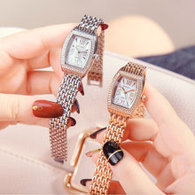 Load image into Gallery viewer, Lady Women&#39;s Watch Japan Quartz Fashion Fine Dress Stainless Steel Bracelet Luxury Clock
