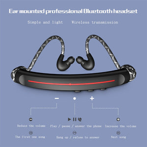 KAPCICE bluetooth headphones waterproof wireless headphone sports bass