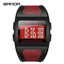 Load image into Gallery viewer, Sports Digital Watch Men&#39;s Fashion Waterproof Electronic Watch
